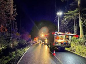 Two men suffer injuries following Black Spur car rollover