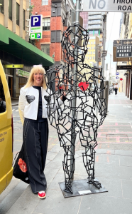 Heart stolen from Healesville artist’s warrior sculpture