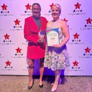 Kathi Hewitson honoured with national family day care award
