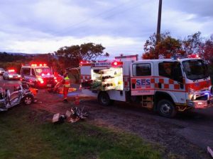 Three drivers taken to hospital after multi vehicle crash