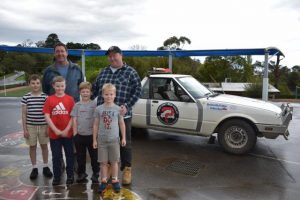 Dads take on car rally for cancer research