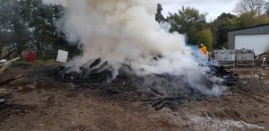 Prevent fire danger by registering burn-offs
