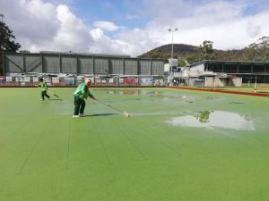 Tough work to keep Yarra Junction Bowling Club in action