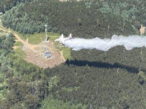 Air tankers in our skies for bushfire training exercise