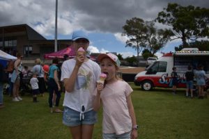 Families enjoy the festivities in Wandin North