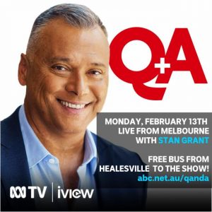Would you like to join the audience for the ABC’s Q&A?