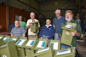 Badger Creek Men’s Shed deliver bird boxes to revive gardens in the hills