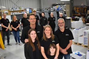 Family printing presses on