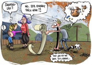 CARTOON: Energy prices a shock to many