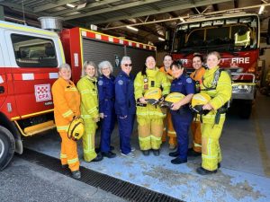 Firey ladies in Yarra Glen CFA