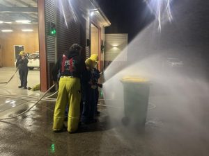 Junior volunteers get a taste of firefighting