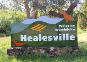 ‘Disrespectful’ vandals target Welcome to Healesville sign