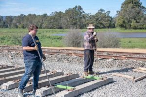 LXRP recycles sleepers for community project.