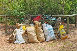 Clean-up event at Badger Creek revegetation sites
