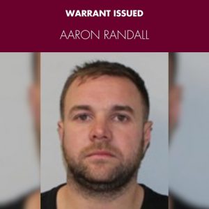 Aaron Randall wanted on warrant