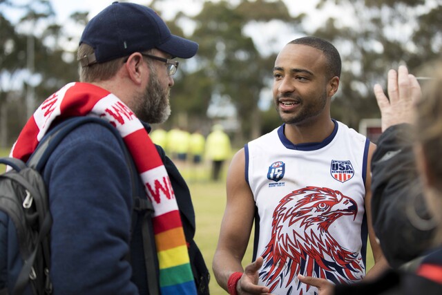 Yarra Glen footy player representing Team USA