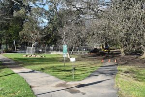 Queens Park under repair