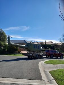 Huey Helicopter finally found home