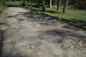 Potholes make it hard to feel the beauty of Maroondah Reservoir Park