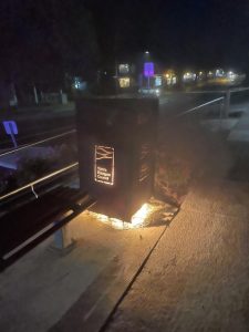 Rubbish bins set on fire on Healesville main street