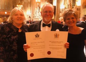 Coldstream pilot honoured in London