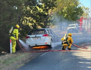 Three occupants safely extricated