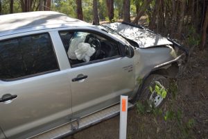 Two separate road accidents in Chum Creek