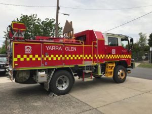 Grass and scrub fire in Tarrawarra