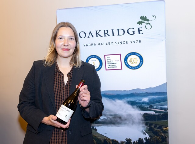 Oakridge’s pinot noir represents Yarra Valley wine at Parliament House