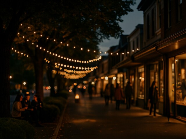 Healesville Traders light up for winter night event