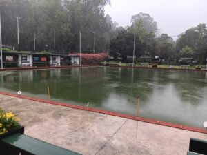 Rain falls and so does Healesville Bowls Club