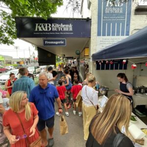 Late night shoppers in Healesville